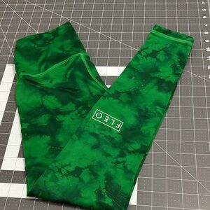 Fleo Green Tie-Dye Leggings